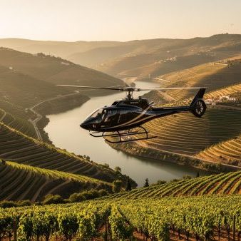Helicopter vineyards